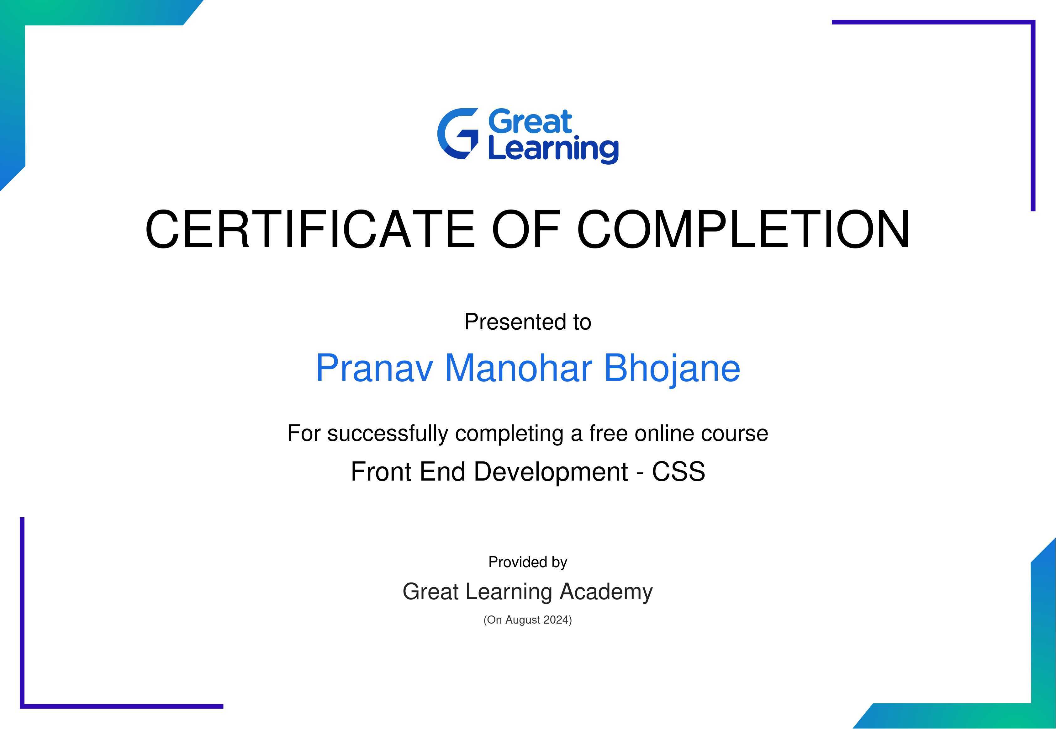 Certificate 2